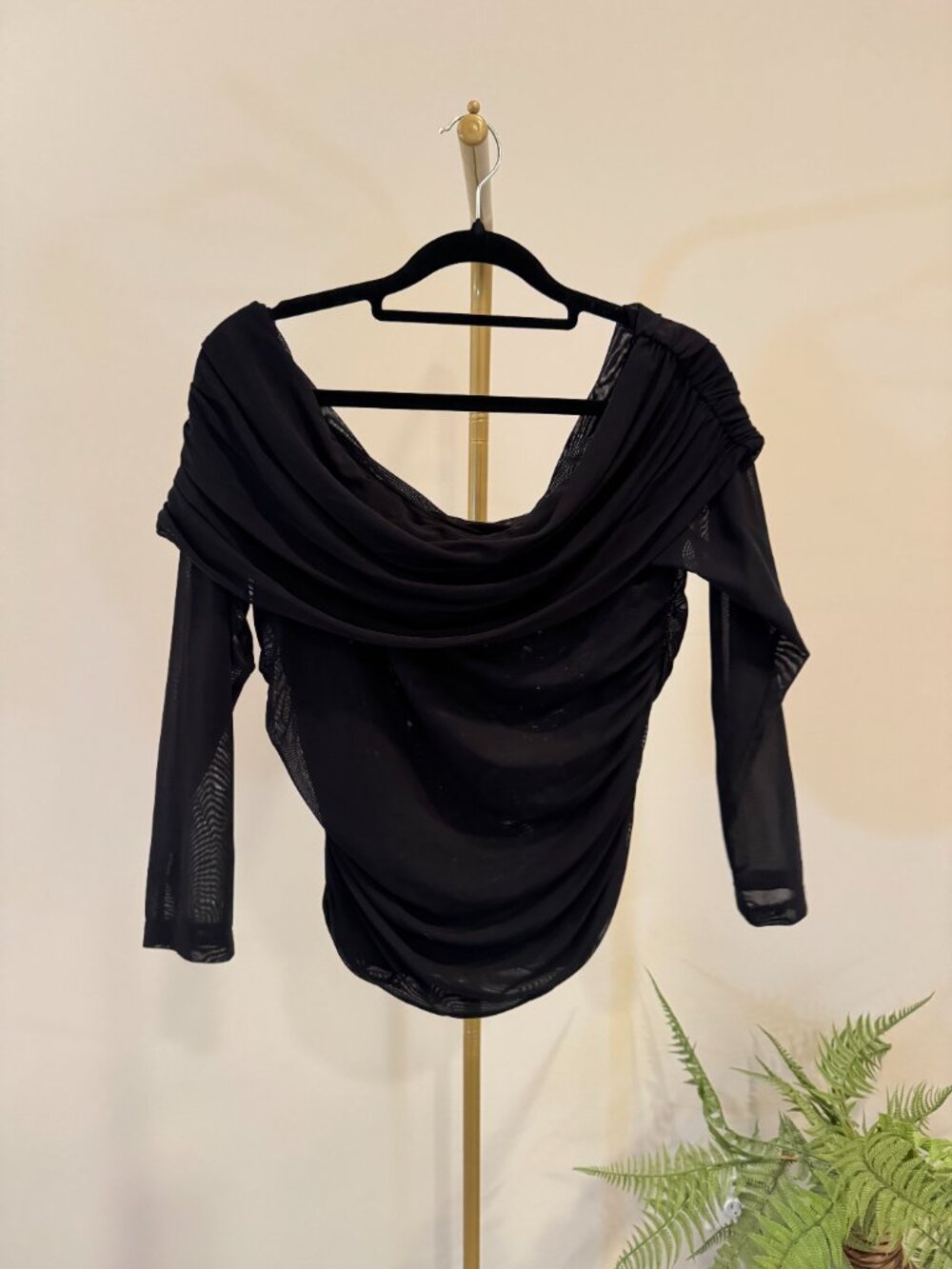 Anthropologie Maeve Long-Sleeve OTS Top NWOT